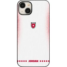 Coque iPhone 15 Plus - Maillot de football Jordanie 2026 personnalisable