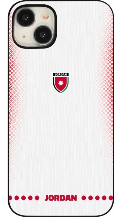iPhone 15 Plus Case Hülle - Jordanien 2026 personalisierbares Fussballtrikot