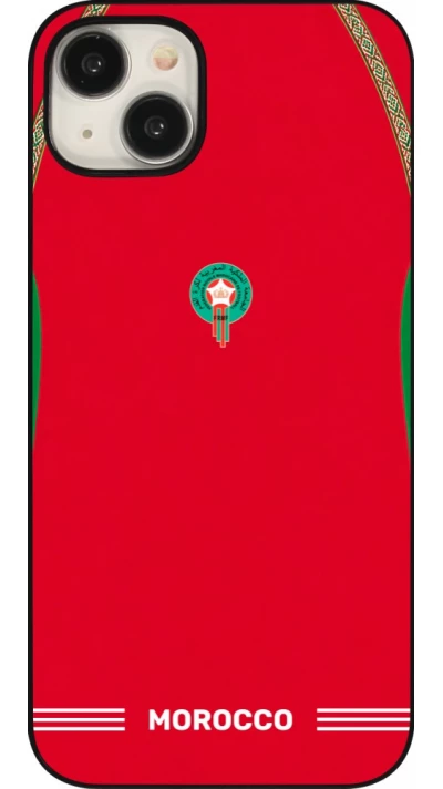 iPhone 15 Plus Case Hülle - Marokko 2026 personalisierbares Fussballtrikot