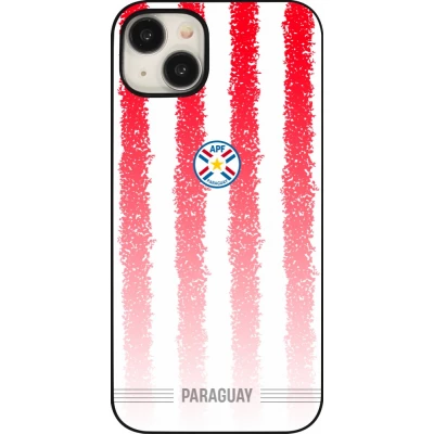 Coque iPhone 15 Plus - Maillot de football Paraguay 2026 personnalisable
