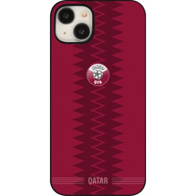 iPhone 15 Plus Case Hülle - Qatar 2026 personalisierbares Fussballtrikot