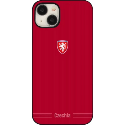 Coque iPhone 15 Plus - Maillot de football Répuplique Tchèque 2026 personnalisable