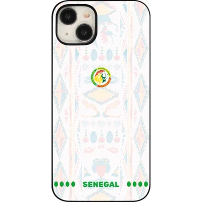 iPhone 15 Plus Case Hülle - Senegal 2026 personalisierbares Fussballtrikot