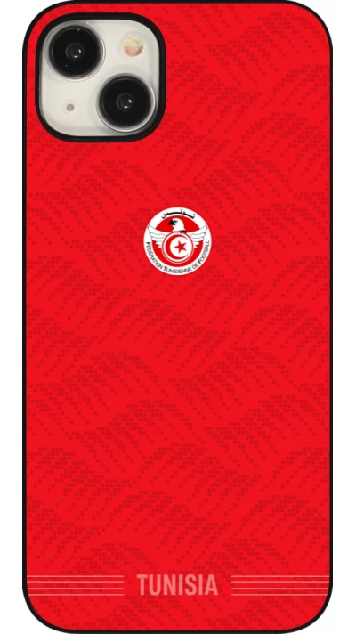iPhone 15 Plus Case Hülle - Tunesien 2026 personalisierbares Fussballtrikot