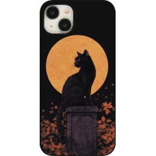 iPhone 15 Plus Case Hülle - Halloween 2026 Cat Art Nouveau