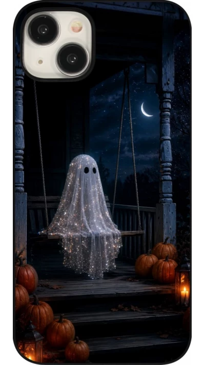 iPhone 15 Plus Case Hülle - Halloween 2026 Ghost on a swing