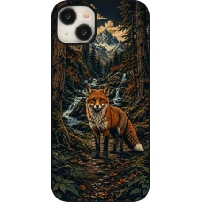 Coque iPhone 15 Plus - Linocut Renard