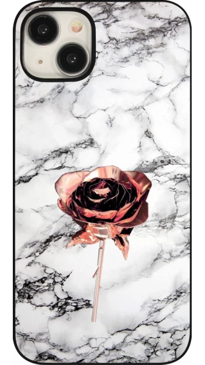 iPhone 15 Plus Case Hülle - Marble Rose Gold