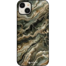 iPhone 15 Plus Case Hülle - Oliv Marmor