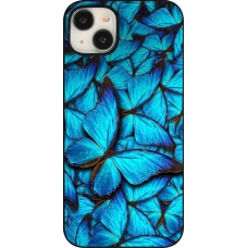 iPhone 15 Plus Case Hülle - Papillon bleu