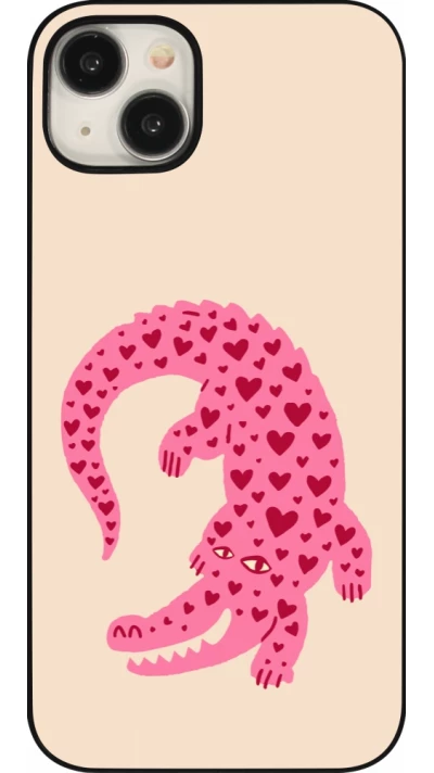 Coque iPhone 15 Plus - Pink crocodile 2026