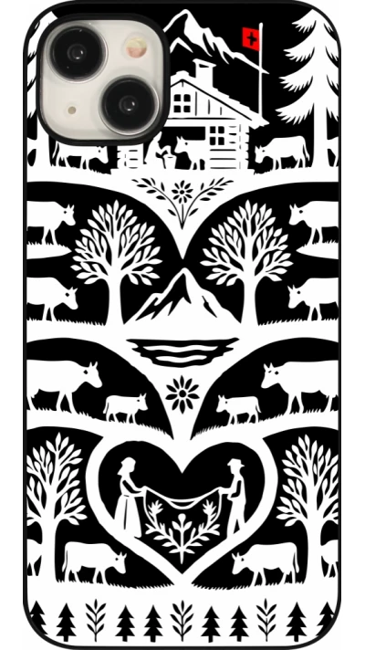 Coque iPhone 15 Plus - Poya Suisse 2 noir