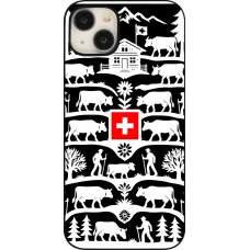Coque iPhone 15 Plus - Poya Suisse 3 noir