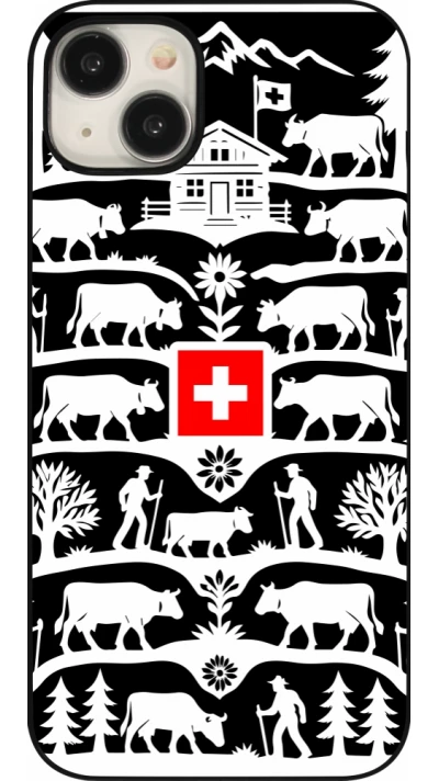 Coque iPhone 15 Plus - Poya Suisse 3 noir