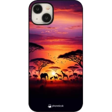 Coque iPhone 15 Plus - Safari sunset wildlife