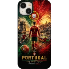 Coque iPhone 15 Plus - Football Portugal splash 2026