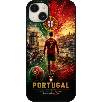 Coque iPhone 15 Plus - Football Portugal splash 2026