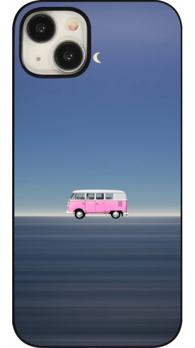 Coque iPhone 15 Plus - Spring 23 pink bus