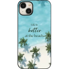 Coque iPhone 15 Plus - Summer 2025 Life is better at the beach