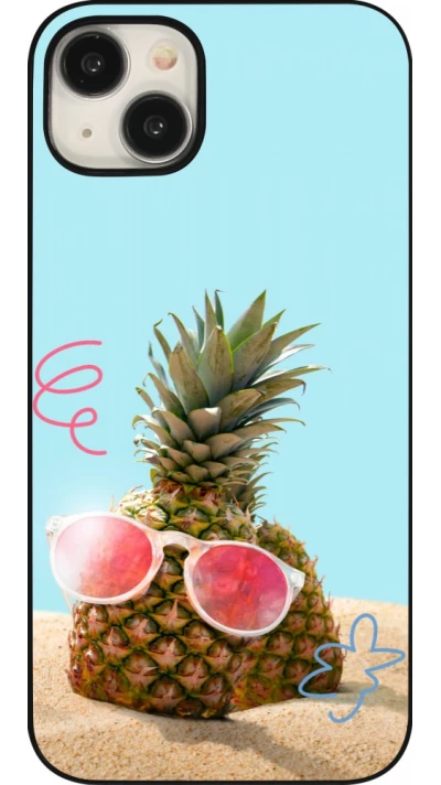 iPhone 15 Plus Case Hülle - Pineapple with glasses Summer 2026