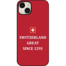 Coque iPhone 15 Plus - Switzerland Great Since 1291