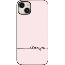 iPhone 15 Plus Case Hülle - Valentine 2023 i love you writing