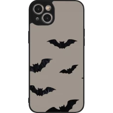 iPhone 15 Plus Case Hülle - Silikon schwarz Halloween 2026 Bats