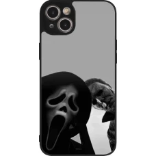 iPhone 15 Plus Case Hülle - Silikon schwarz Halloween 2026 Scream and Michael Myers