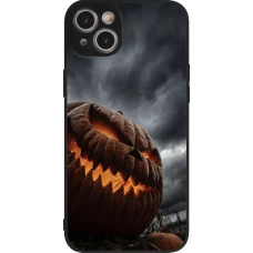 iPhone 15 Plus Case Hülle - Silikon schwarz Halloween 2026 The Wicked Pumpkin
