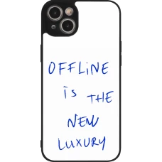 iPhone 15 Plus Case Hülle - Silikon schwarz Offline is the new luxury