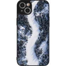 Coque iPhone 15 Plus - Silicone rigide noir Sports 2026 Ski