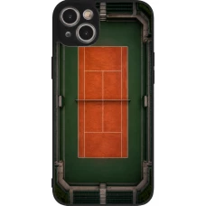 Coque iPhone 15 Plus - Silicone rigide noir Sports 2026 Tennis