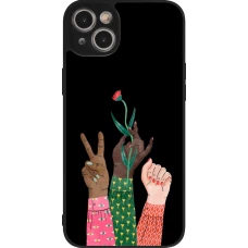 Coque iPhone 15 Plus - Silicone rigide noir Womens day 2026 2