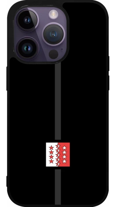 iPhone 15 Pro Case Hülle - Silikon schwarz Kanton VS schwarz
