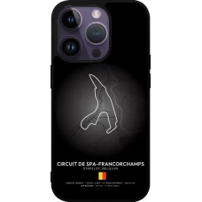 iPhone 15 Pro Case Hülle - Silikon schwarz F1 Track 2025 Belgium