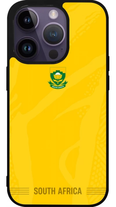 iPhone 15 Pro Case Hülle - Silikon schwarz Südafrika 2026 personalisierbares Fussballtrikot