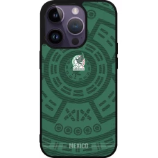iPhone 15 Pro Case Hülle - Silikon schwarz Mexiko 2026 personalisierbares Fussballtrikot