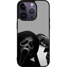 iPhone 15 Pro Case Hülle - Silikon schwarz Halloween 2026 Scream and Michael Myers