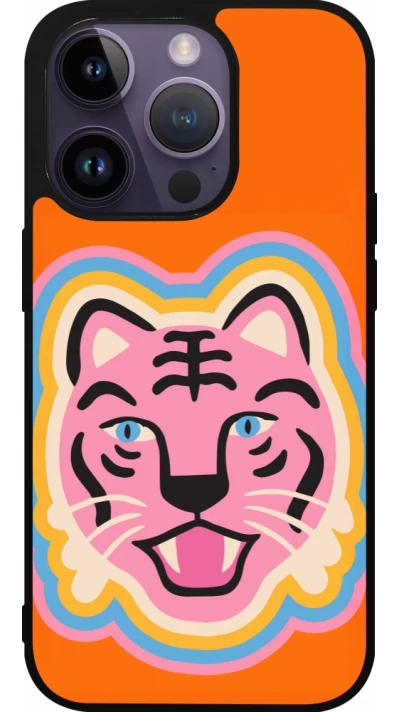 iPhone 15 Pro Case Hülle - Silikon schwarz Lion colors 2026