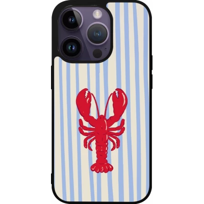 Coque iPhone 15 Pro - Silicone rigide noir Red lobster 2026