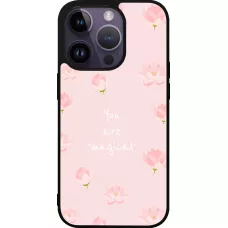 iPhone 15 Pro Case Hülle - Silikon schwarz Mom 2023 your are magical