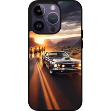 iPhone 15 Pro Case Hülle - Silikon schwarz Mustang 69 Grand Canyon