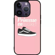 iPhone 15 Pro Case Hülle - Silikon schwarz princesse en basket