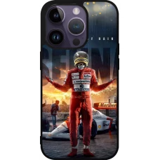 iPhone 15 Pro Case Hülle - Silikon schwarz Senna The King of Rain