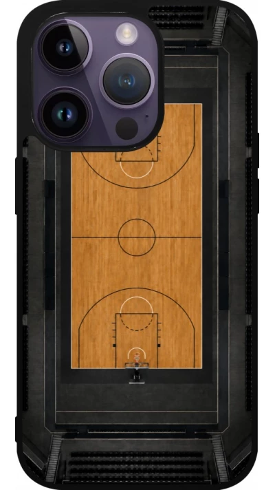 iPhone 15 Pro Case Hülle - Silikon schwarz Sports 2026 Basketball