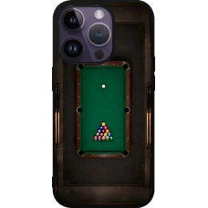 iPhone 15 Pro Case Hülle - Silikon schwarz Sports 2026 Billard