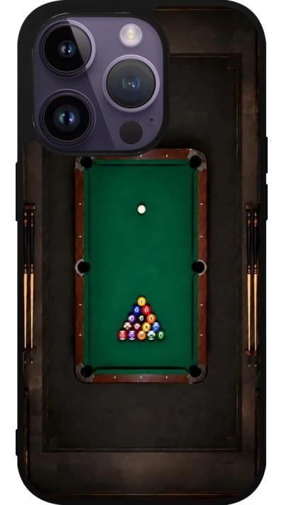 iPhone 15 Pro Case Hülle - Silikon schwarz Sports 2026 Billard