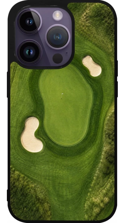 iPhone 15 Pro Case Hülle - Silikon schwarz Sports 2026 Golf