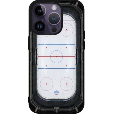 iPhone 15 Pro Case Hülle - Silikon schwarz Sports 2026 Hockey