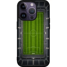 iPhone 15 Pro Case Hülle - Silikon schwarz Sports 2026 Soccer